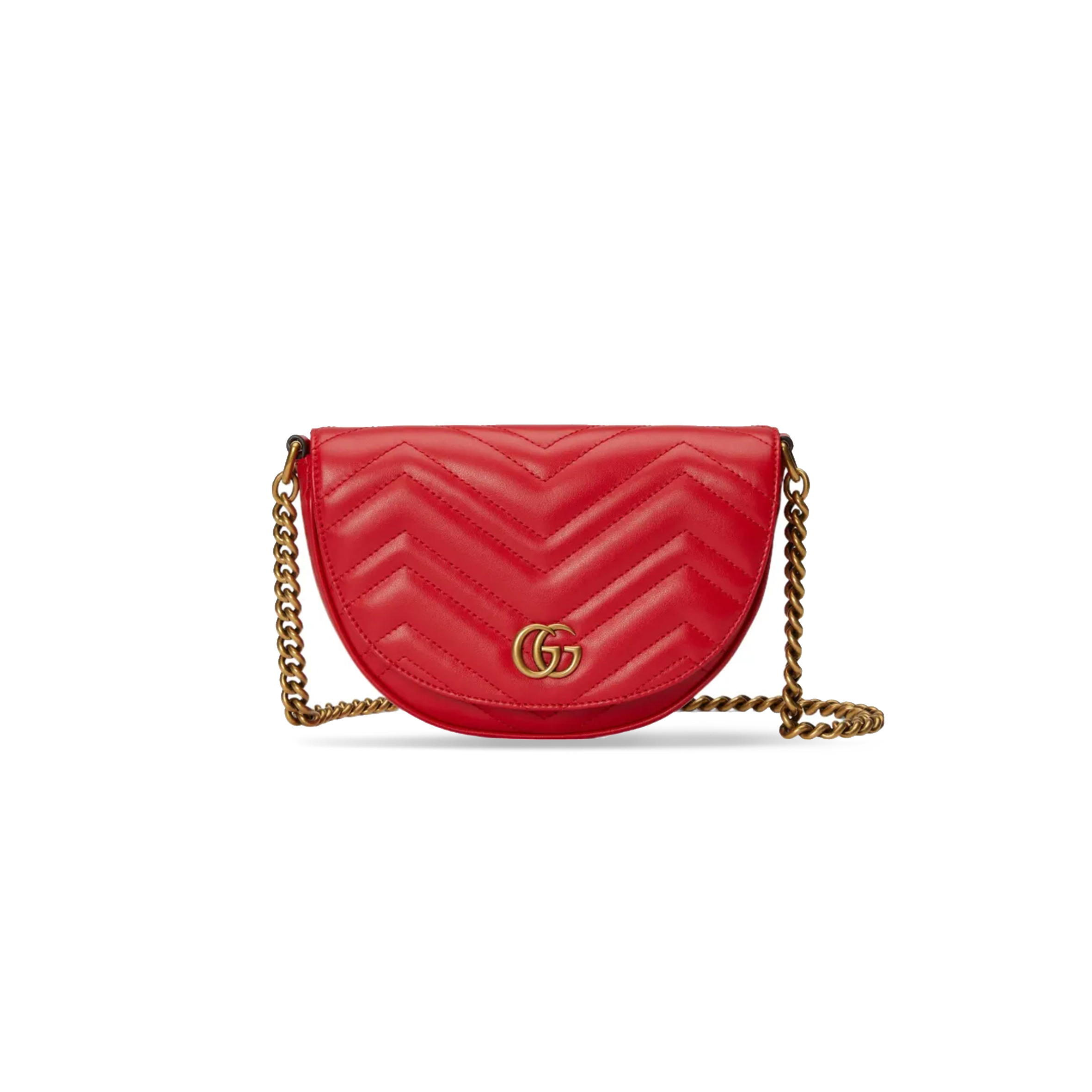 GUCCI GG MARMONT QUILTED CHAIN MINI BAG 746431 (20*14.5*4cm)